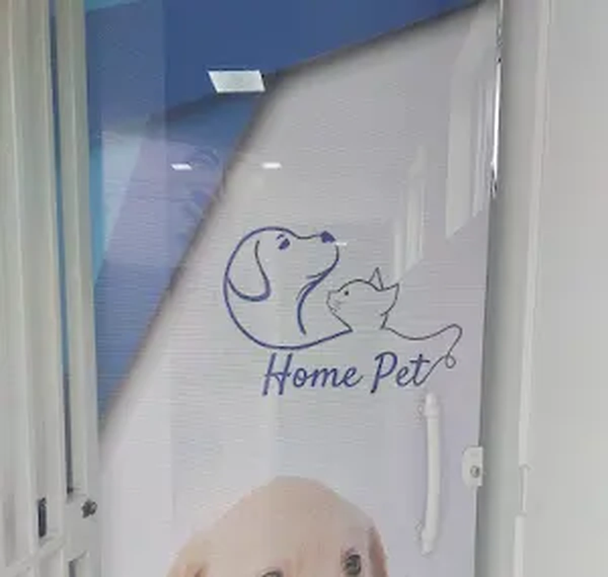 Entrada da clínica Home Pet