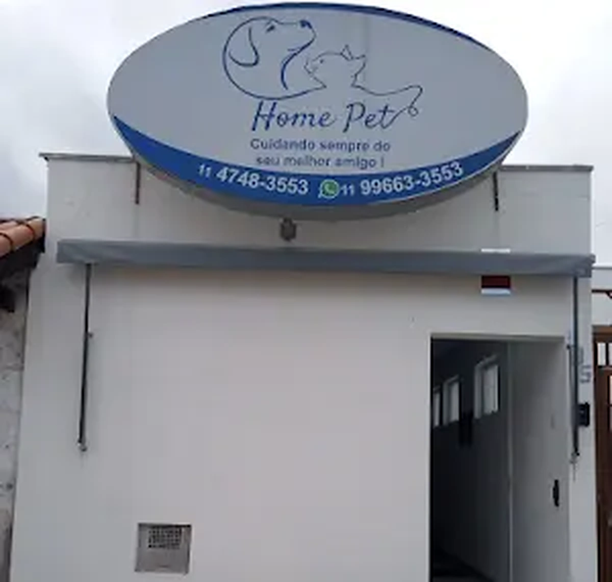 Fachada da clínica veterinária Home Pet